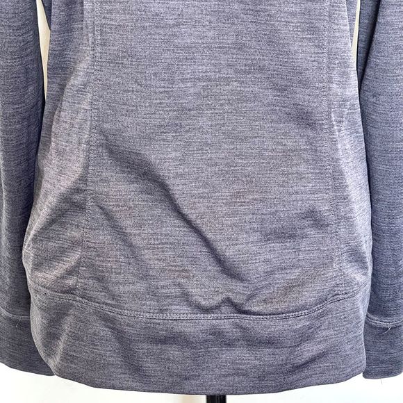 Avia Womens Purple Hooded BurnOut Pullover Drawstring Thumb Hole Size Large - Picture 4 of 12